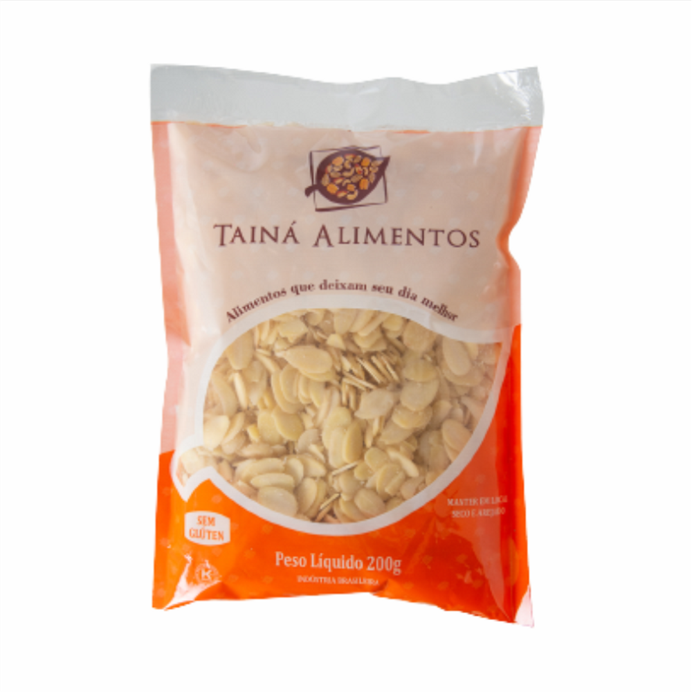 Kit 2X: Amêndoa Laminada Tainá Alimentos 200g
