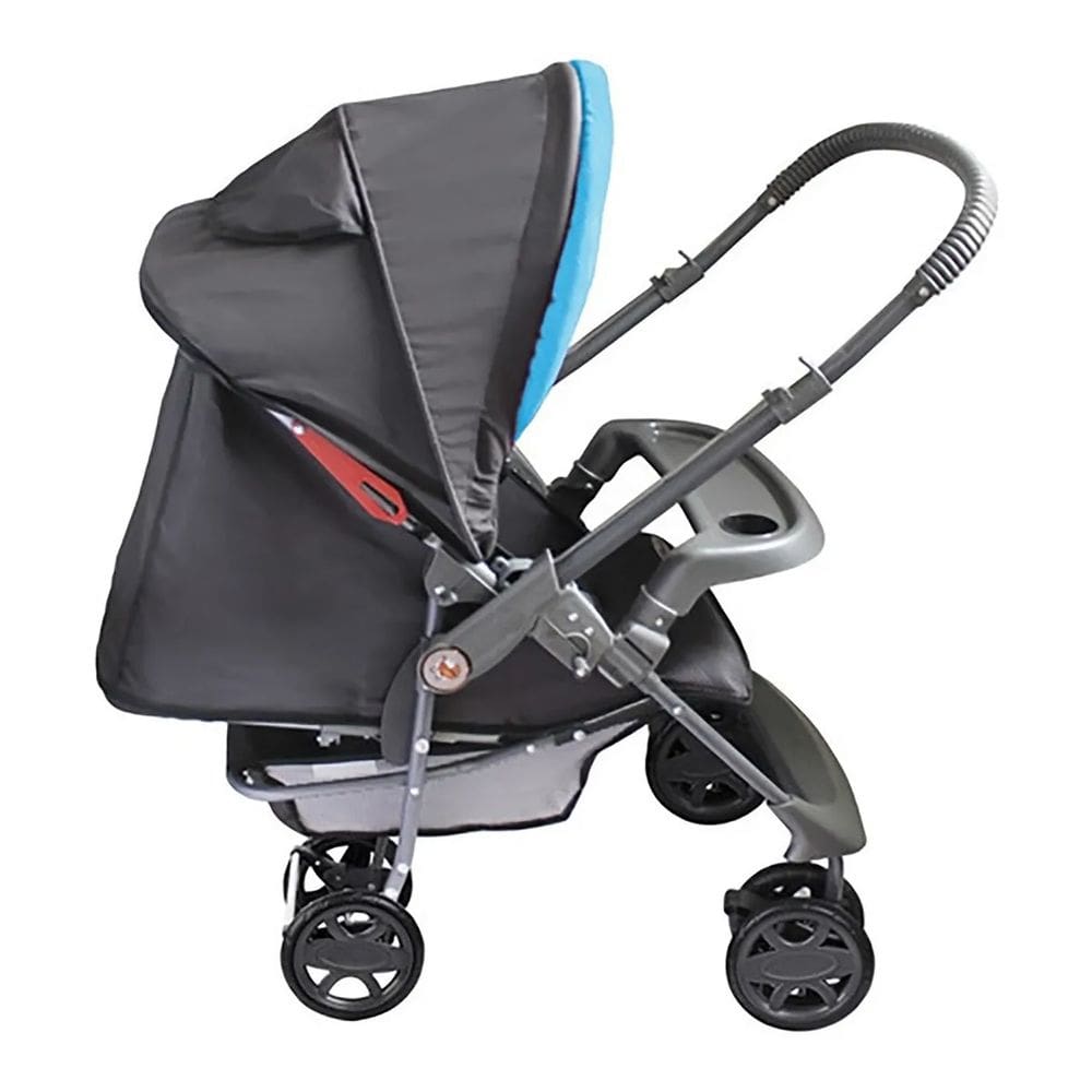 Carrinho de bebê Topázio para passeio reclinável com 5 posições, cabo reversível - Hércules