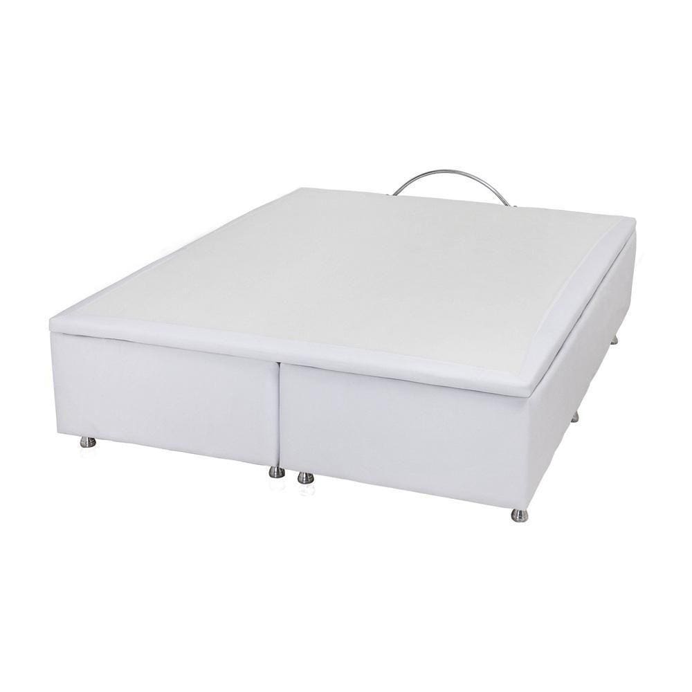 Base Baú Branco Casal (138X188X39) - Ortobom