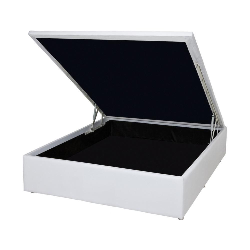 Base Baú Physical Branco Casal (138X188X39) - Ortobom