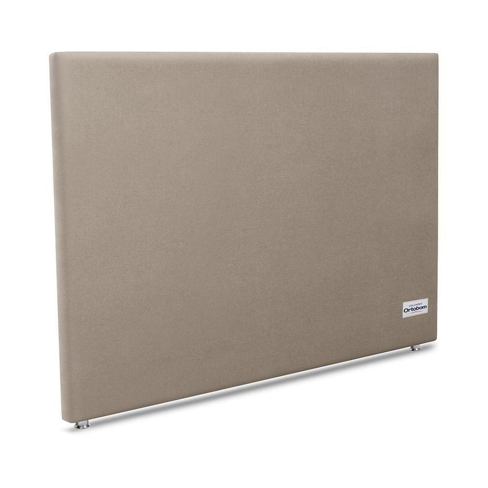 Cabeceira Sena Linho Bege Queen 12x160x125 Linho