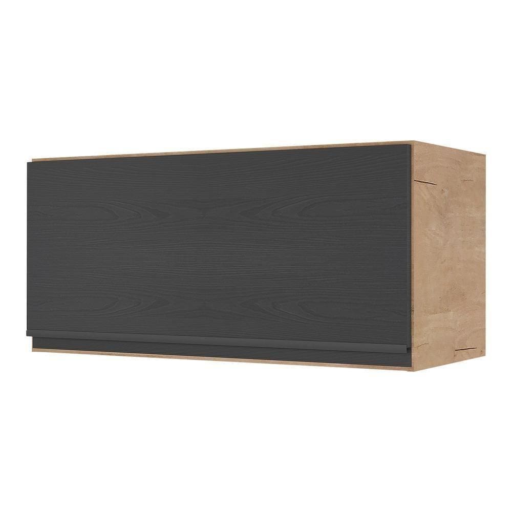 Armário De Cozinha Aéreo 1 Porta Basculante 70cm preto