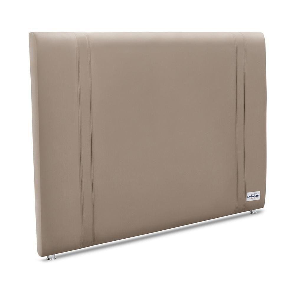 Cabeceira Tamisa Veluto Bege King 8x188x125 Camurça