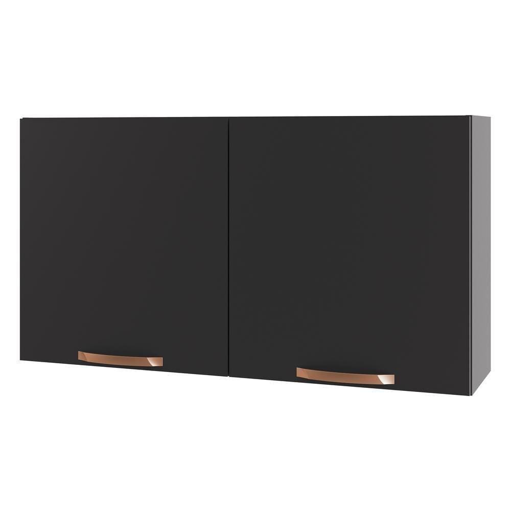 Armário De Cozinha Aéreo 120cm Cr6268 Preto