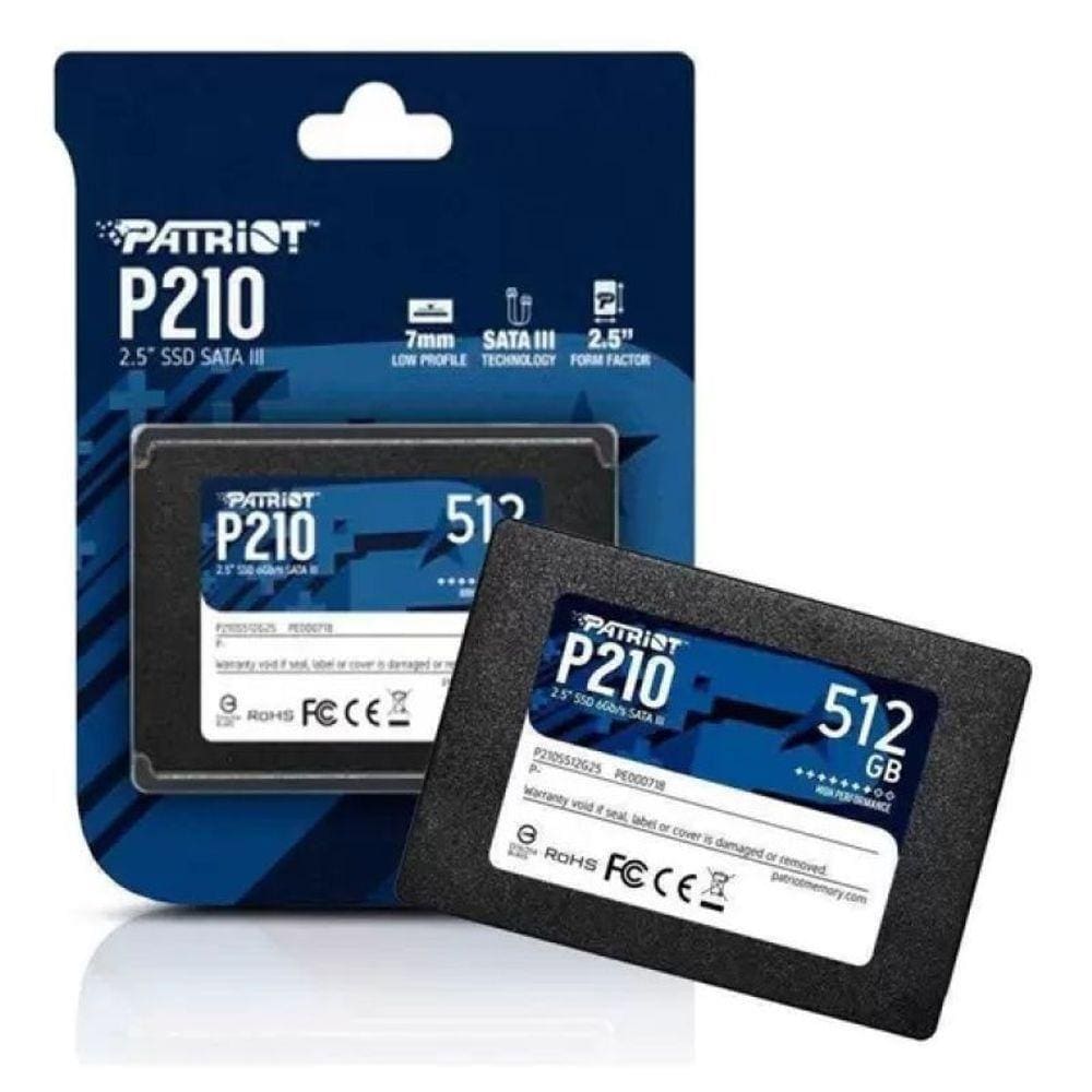 Ssd 512gb Patriot 2 5 P210 P210s512g25