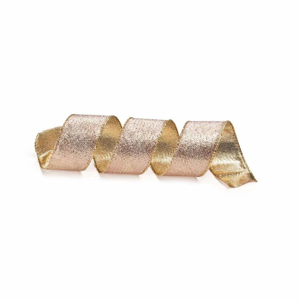 Fita Natalina Rose Gold/ouro 1un 6,30cmx9,14mts 1594591