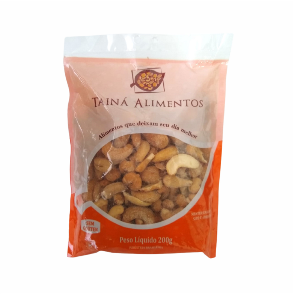 Kit 2X: Castanha de Caju W1 Torrada com Sal Tainá 200g