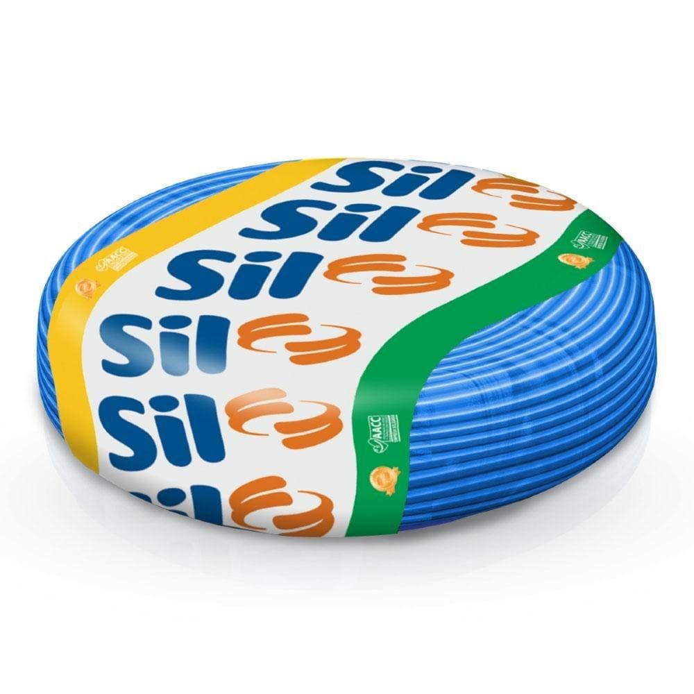 Cabo Flexível 4mm Rolo 100mts Azul