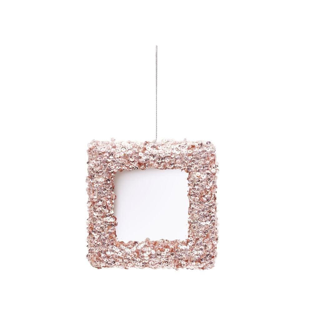 Enfeite Natal Pendurar Porta Retrato Champ 12x12x2 1924319