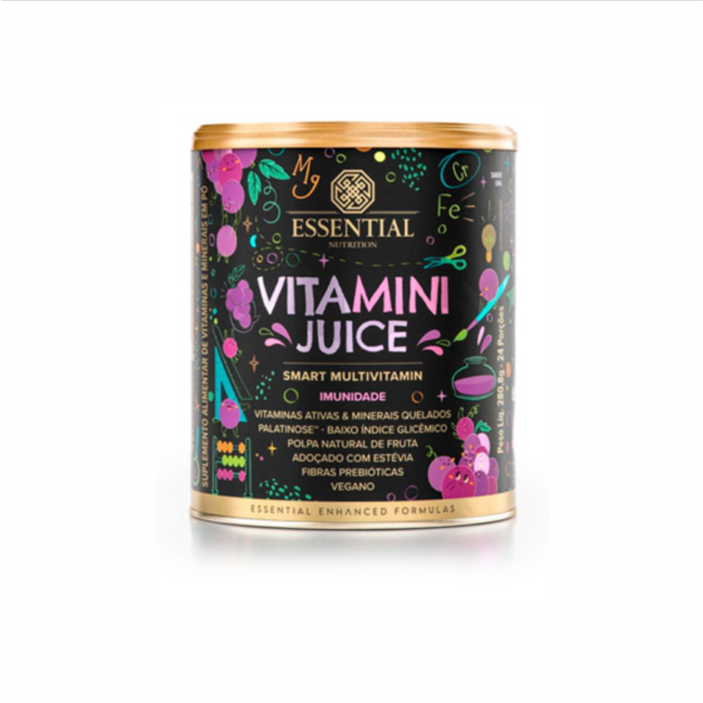 Kit 2X: Vitamini Juice Sabor Uva Essential Nutrition 280,8g