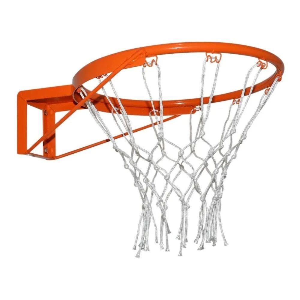 Cesta De Basquete Aro Reforçado Tam. Oficial Com Rede Chuá