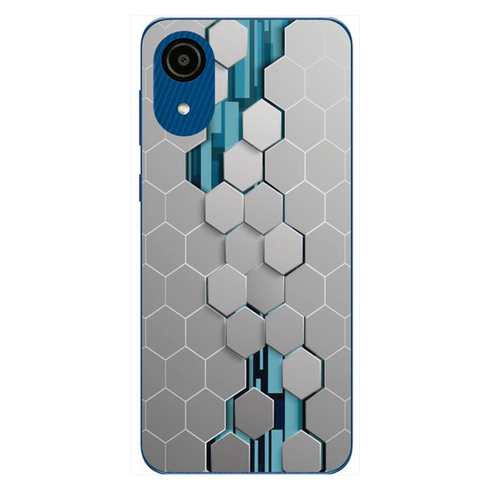 Capa Case Capinha Samsung Galaxy A03 Core Masculina Hexágonos