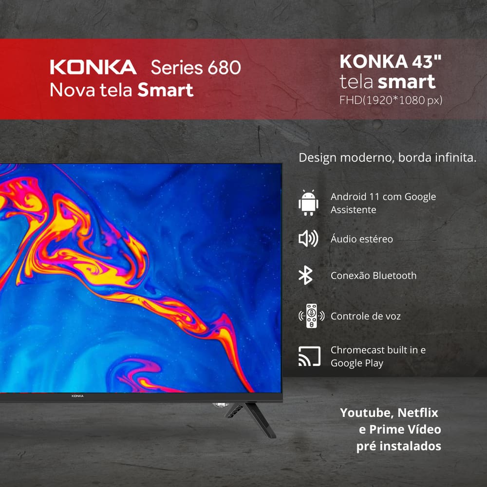 Smart TV Konka LED 43