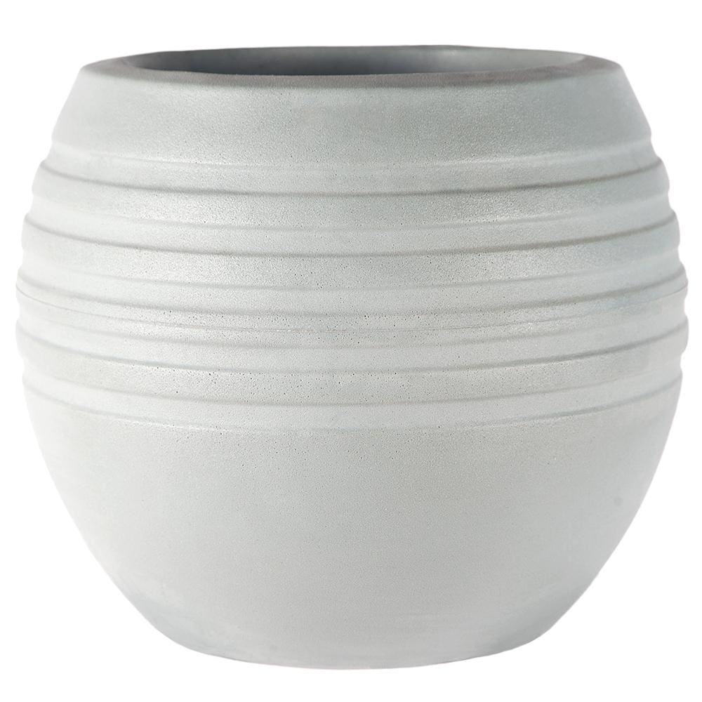 Vaso Redondo Canela Cinza 24cm Terrano