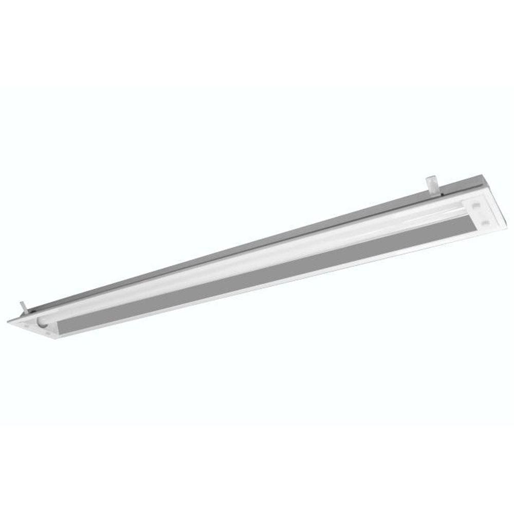 Luminária  embutir 1xT8 120cm