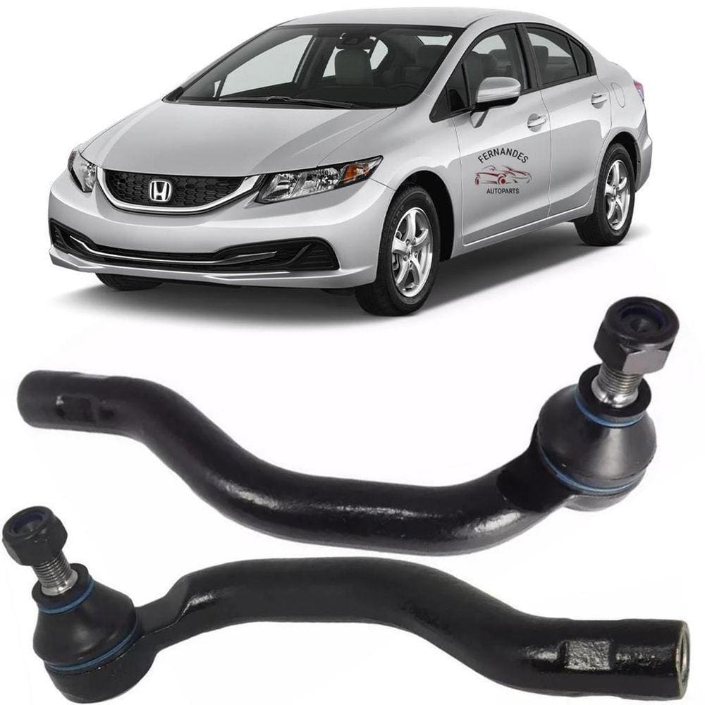 Par Terminal De Direção Honda Civic 2012 2013 2014 2015 2016