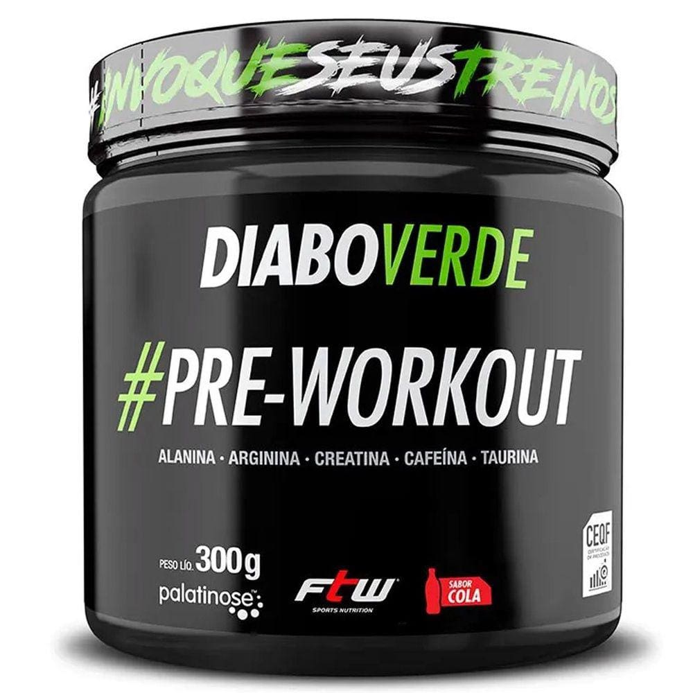 Diabo Verde Pré Workout Mansão Maromba 150g Sabor Energético
