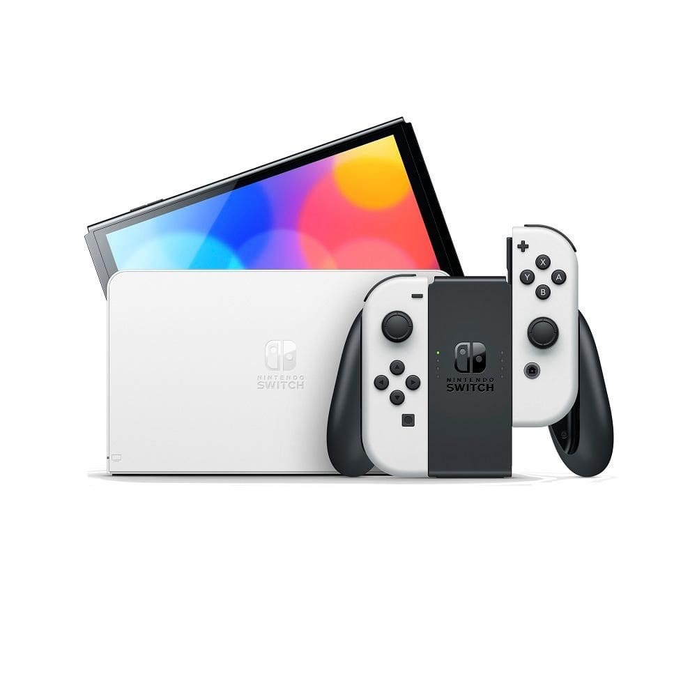 Console Nintendo Switch Oled com Joy-Con Branco, | Extra