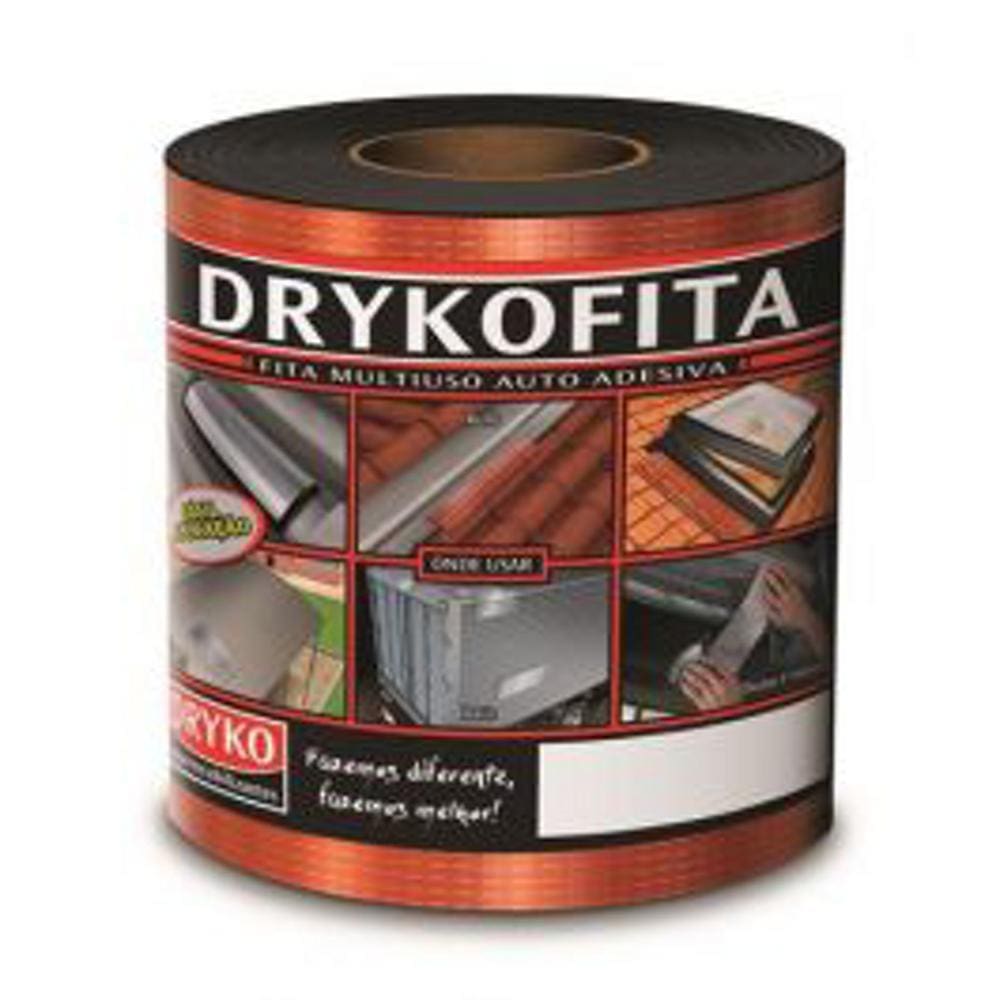 Fita Asfáltica Multiuso Terracota Dryko 20Cm X 10M