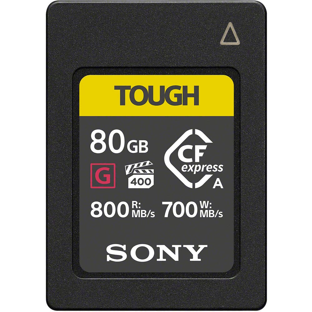 Cartão de Memória CFexpress 80Gb Sony Tough Type A PCIe 3.0 de 800 MB/s (CEA-G80T)