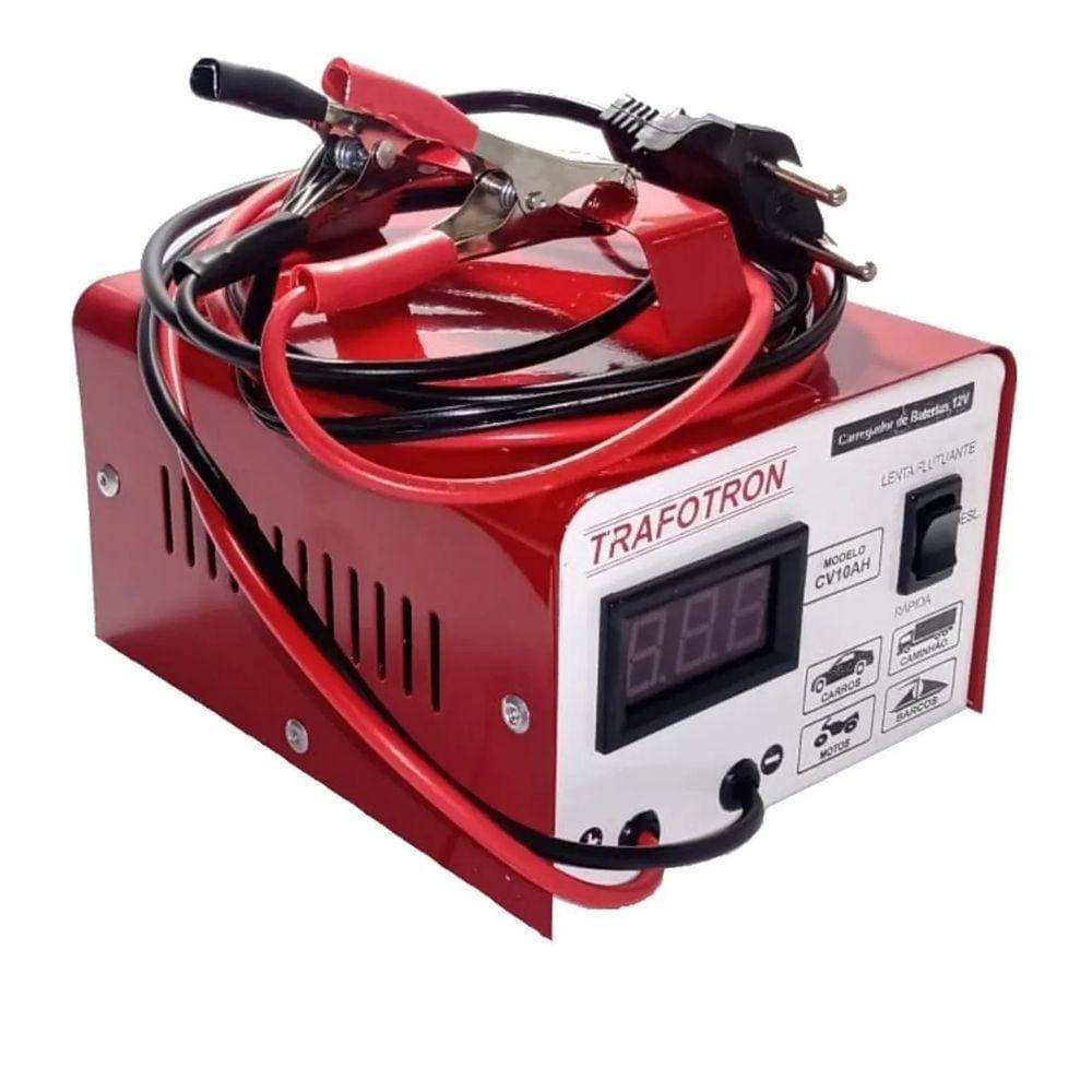 Carregador Bateria Automotiva 12v 10ah Flutuante Cv10 Carro Moto Flutuante