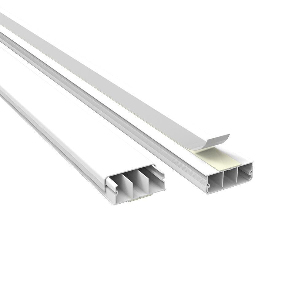Canaleta Enerbras 40x15x2000 Branca Com Dupla Face