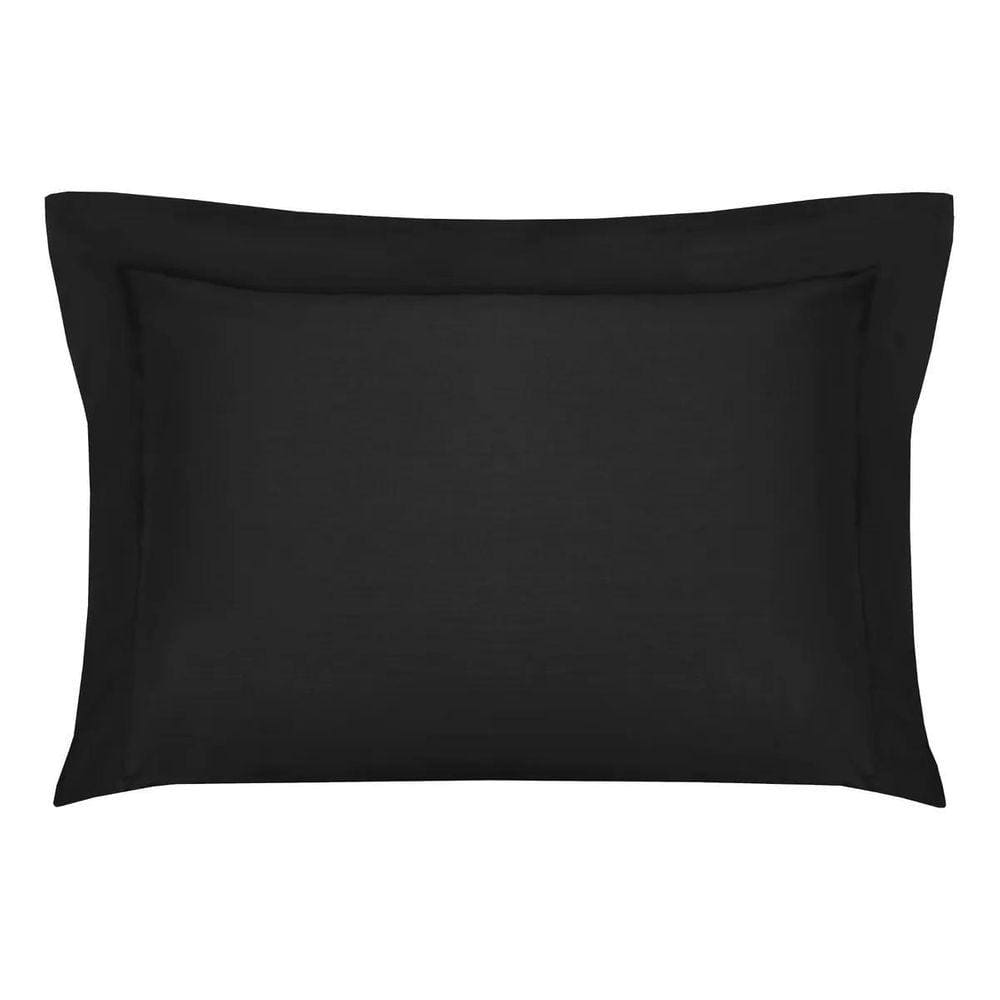Fronha Avulsa Cetim 300 Fios 50X90Cm Naturalle Preto