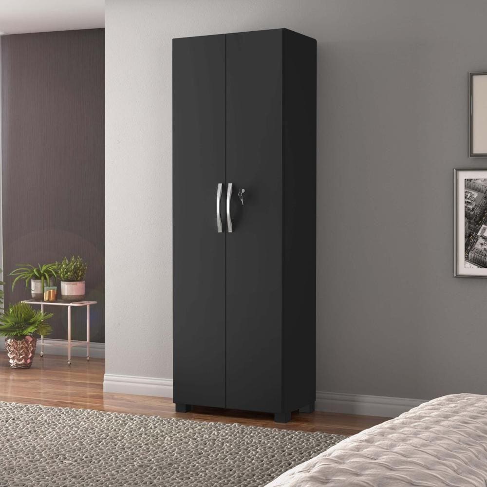 Armário Multiuso Nt4020 Preto Tx Notável Móveis Preto