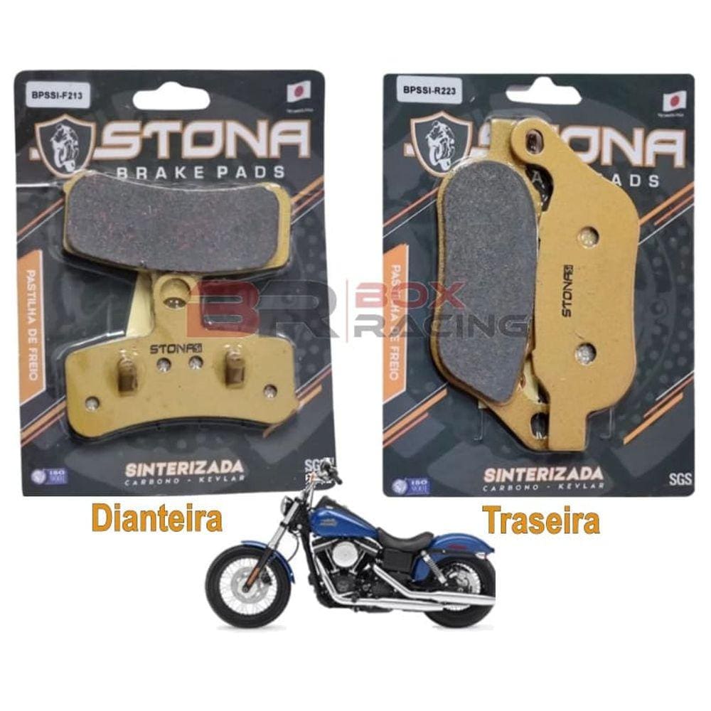 Kit pastilha freio Stona D/T FXDB Dyna Street Bob 1690 2015