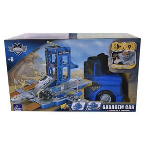 Mega Garagem Playset com Veículos - Up and Down Garage - Polícia