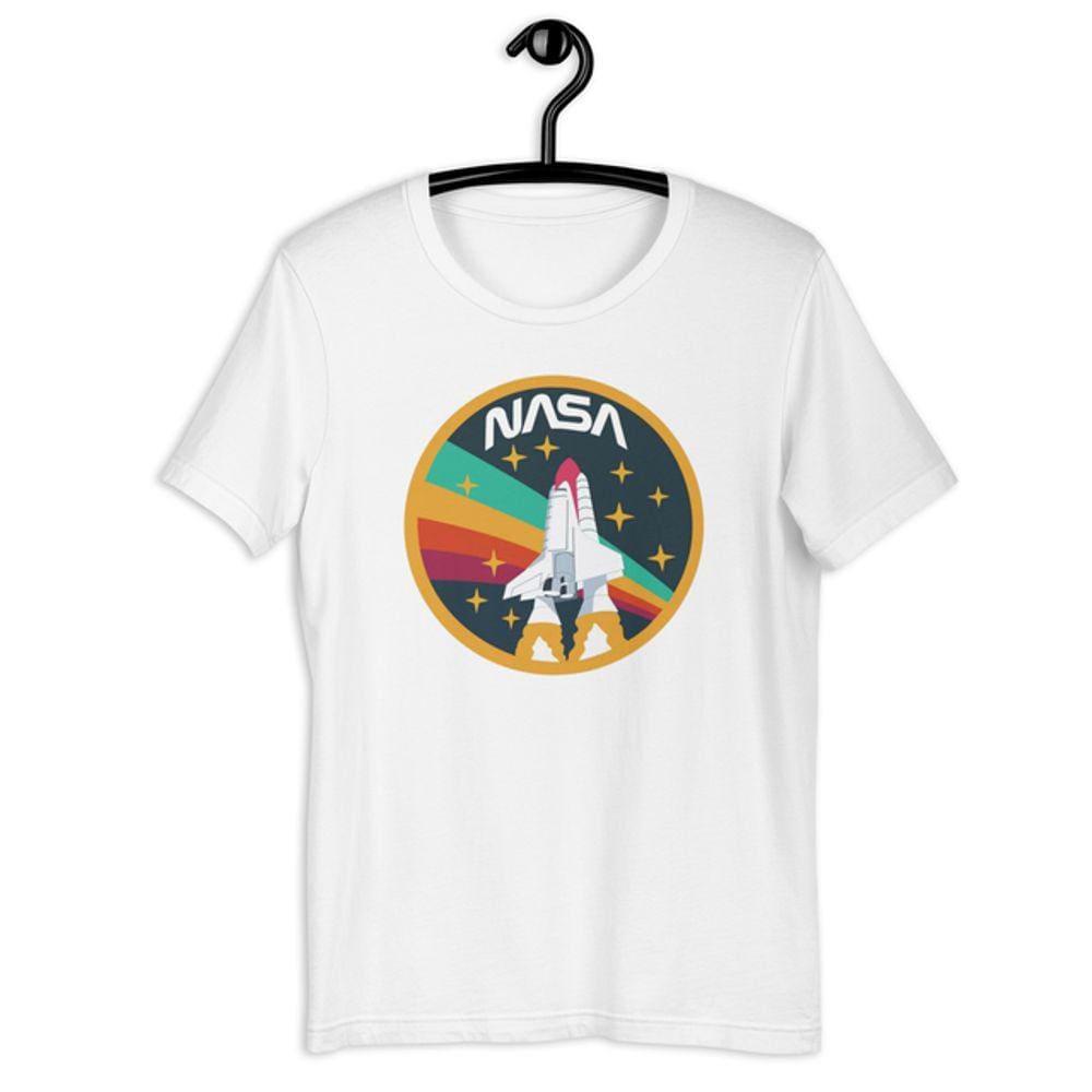 Camiseta Camisa Infantil Unissex - Nasa Space Foguete