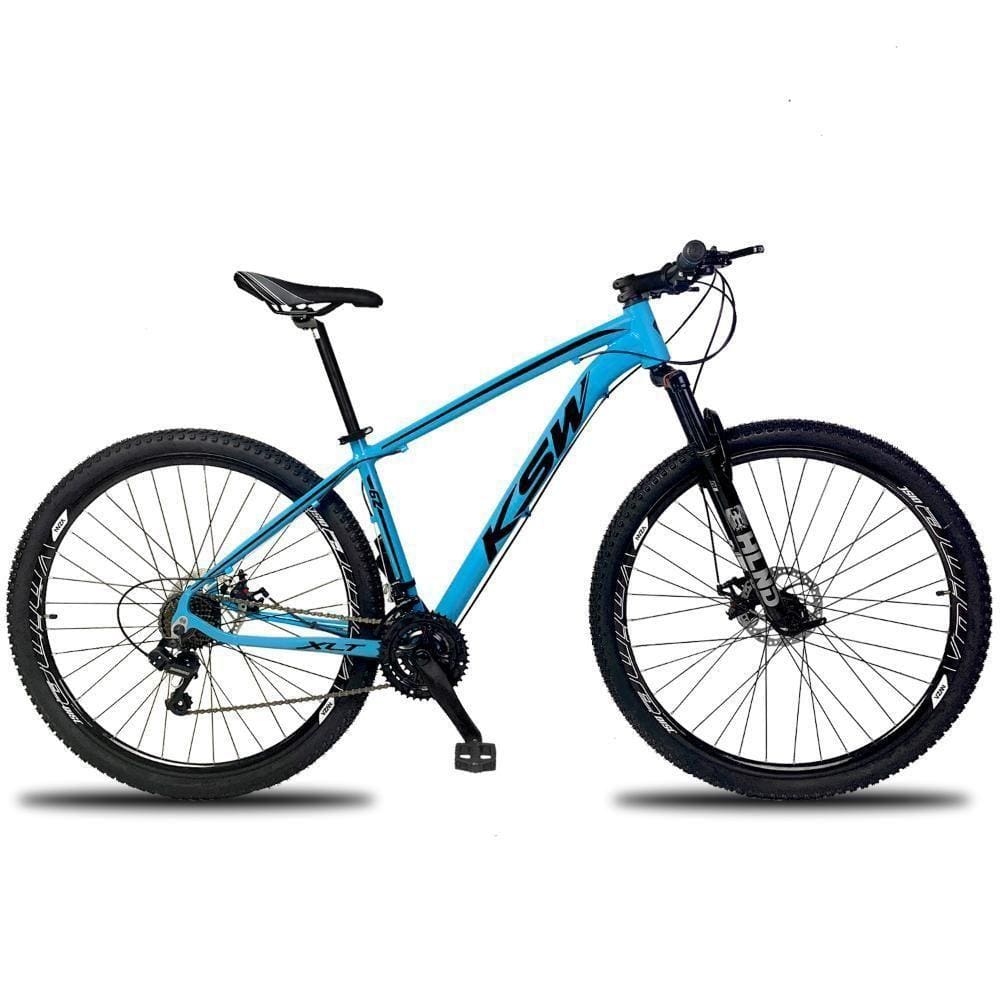 Bicicleta Aro 29 Ksw 27M Azul 21\"