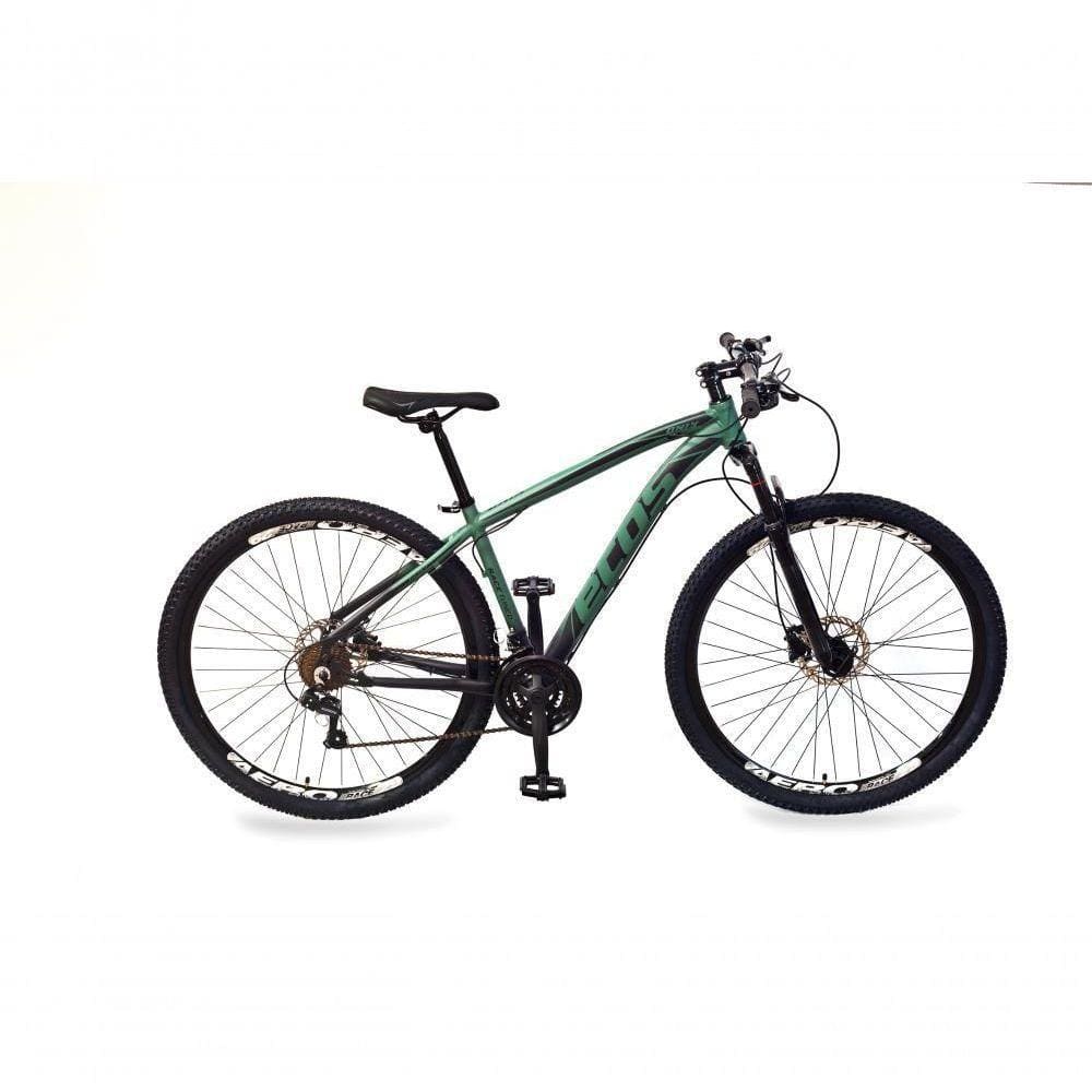 Bicicleta Aro 29 24 Marchas Shimano Verde Exercito E Preto