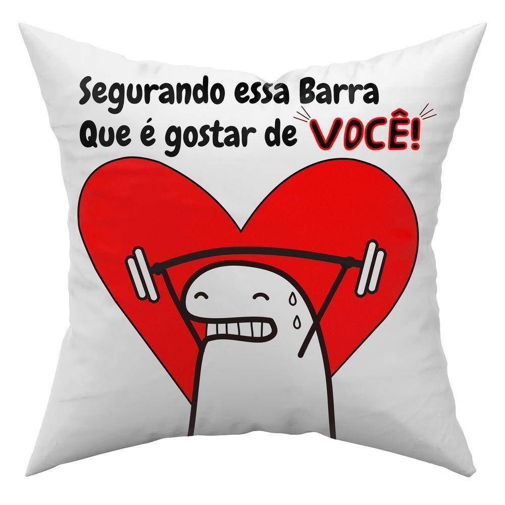 Capa De Almofada Avulsa 45Cm X 45Cm Segurando Essa Barra