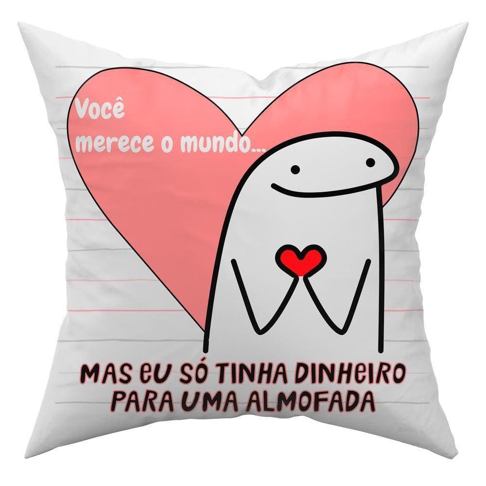 Capa De Almofada Avulsa 45Cm X 45Cm Voce Merece O Mundo