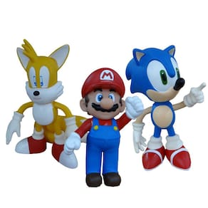 Kit Bonecos Sonic Coleção Clássica 3440