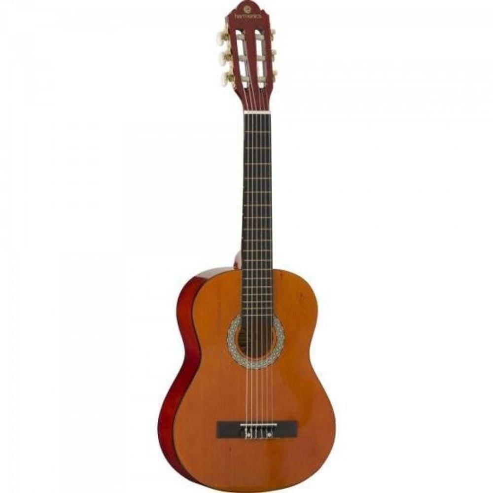 Violão Harmonics Acústico 1/4 Nylon Kids Natural Gk-10