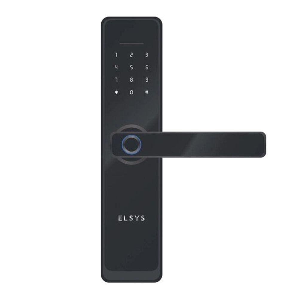 Fechadura Digital De Embutir Wi-Fi Com Biometria Esf-De4000B