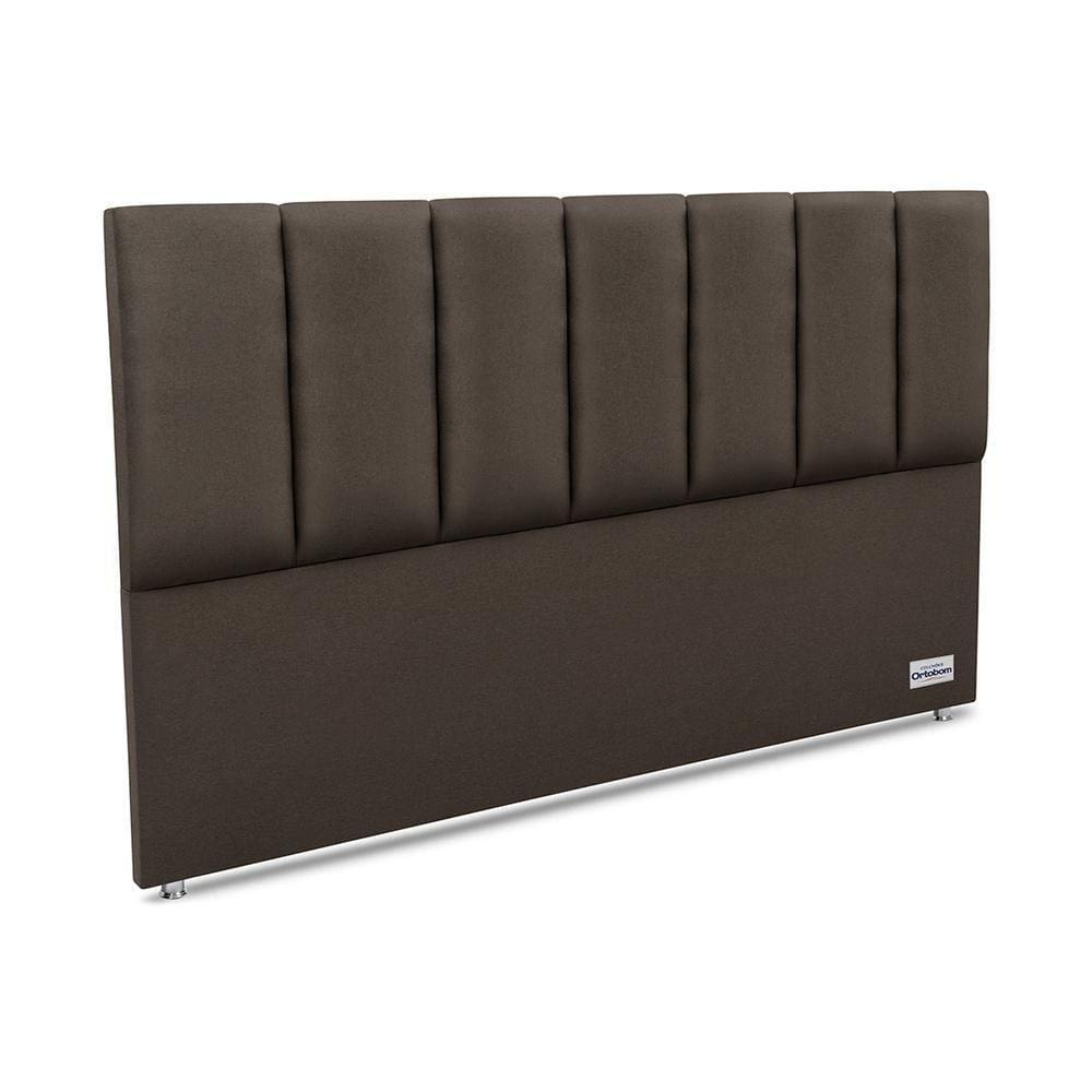Cabeceira South Linho Marrom Super King 11x195x125 Linho