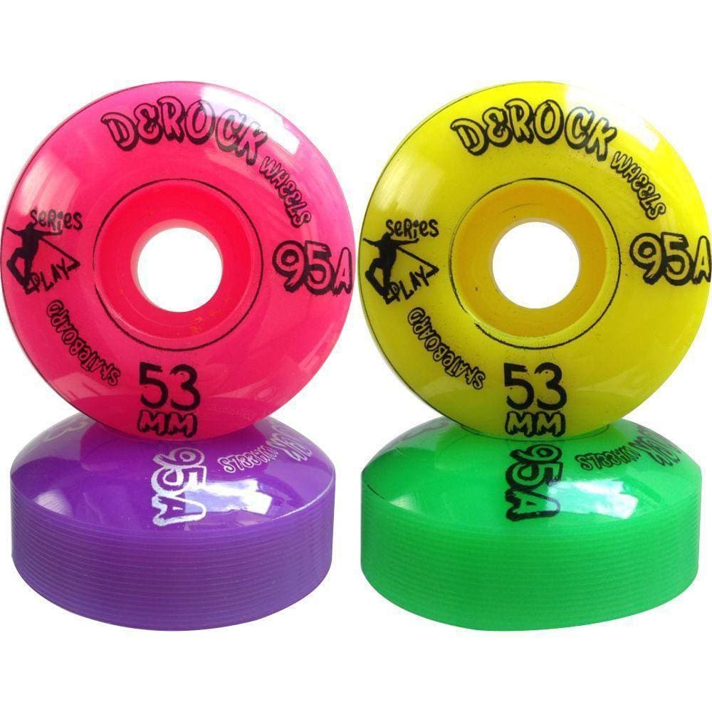 Roda De Skate Derock 53mm 95a Series Play