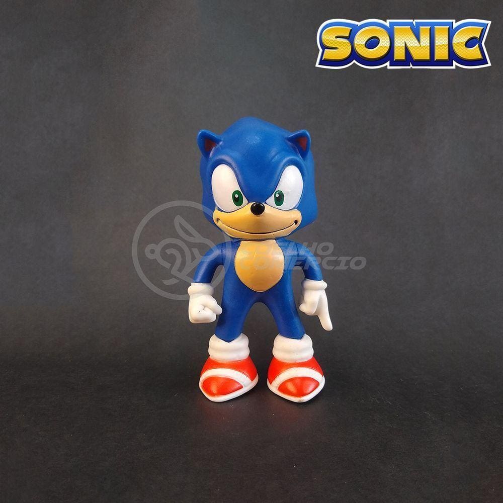 Kit Boneco Colecion. Sonic Azul Sega 15Cm + Caneca