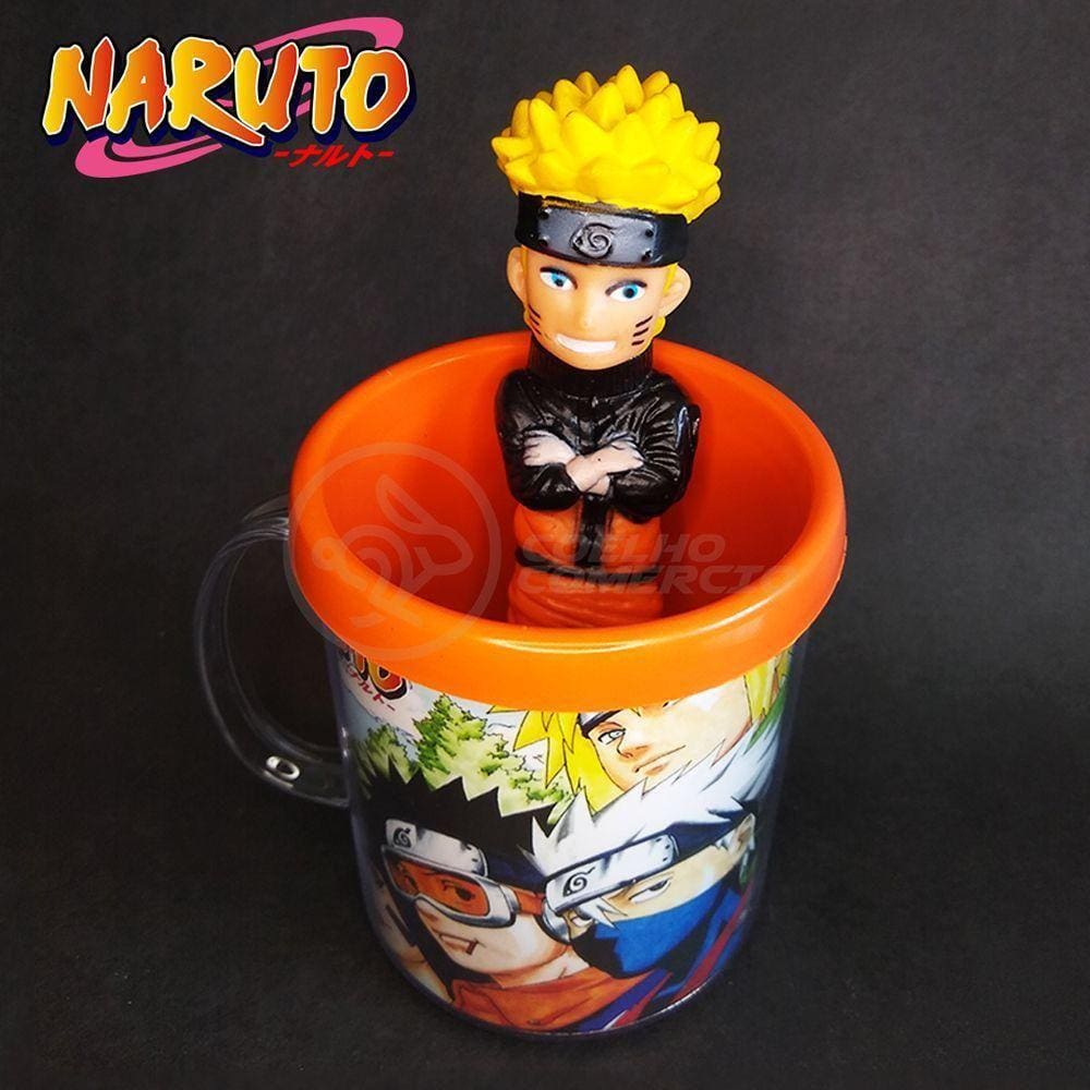 Bonecos Colecion. Figure Desenhos Animados + Caneca Amarelo