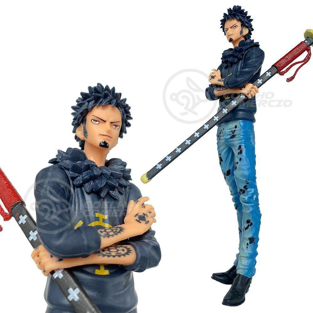 Boneco Action Figure One Piece 18Cm - Trafalgar D. Water Law