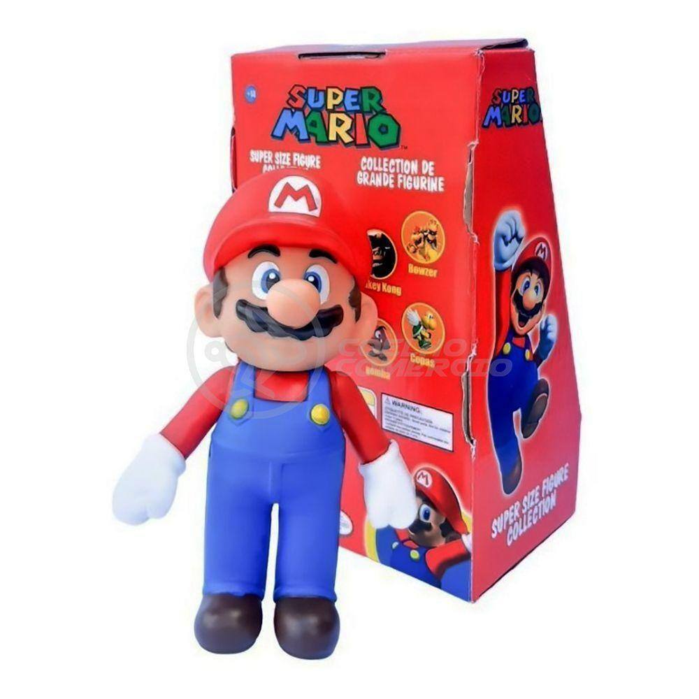 Boneco Action Figure Mario Colecion. 23Cm - Super Mario