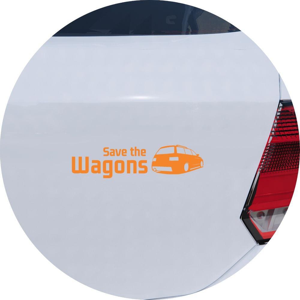 Adesivo de Carro Save the Wagons