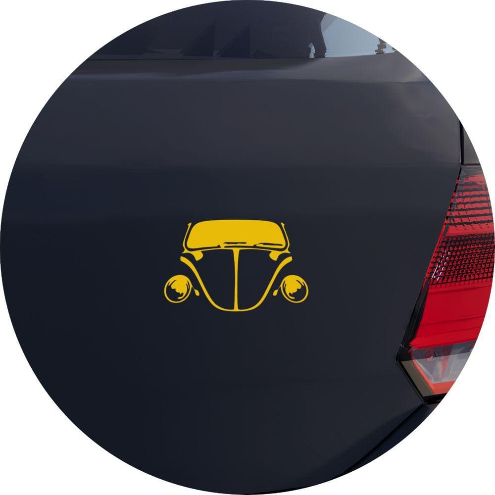 Adesivo de Carro Frente Fusca Clássico