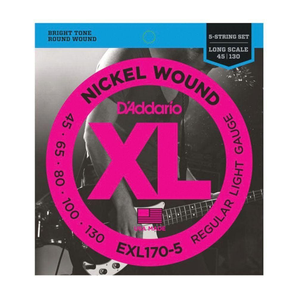 Encordoamento Para Baixo Elétrico 5Cordas Exl170-5 Regular L