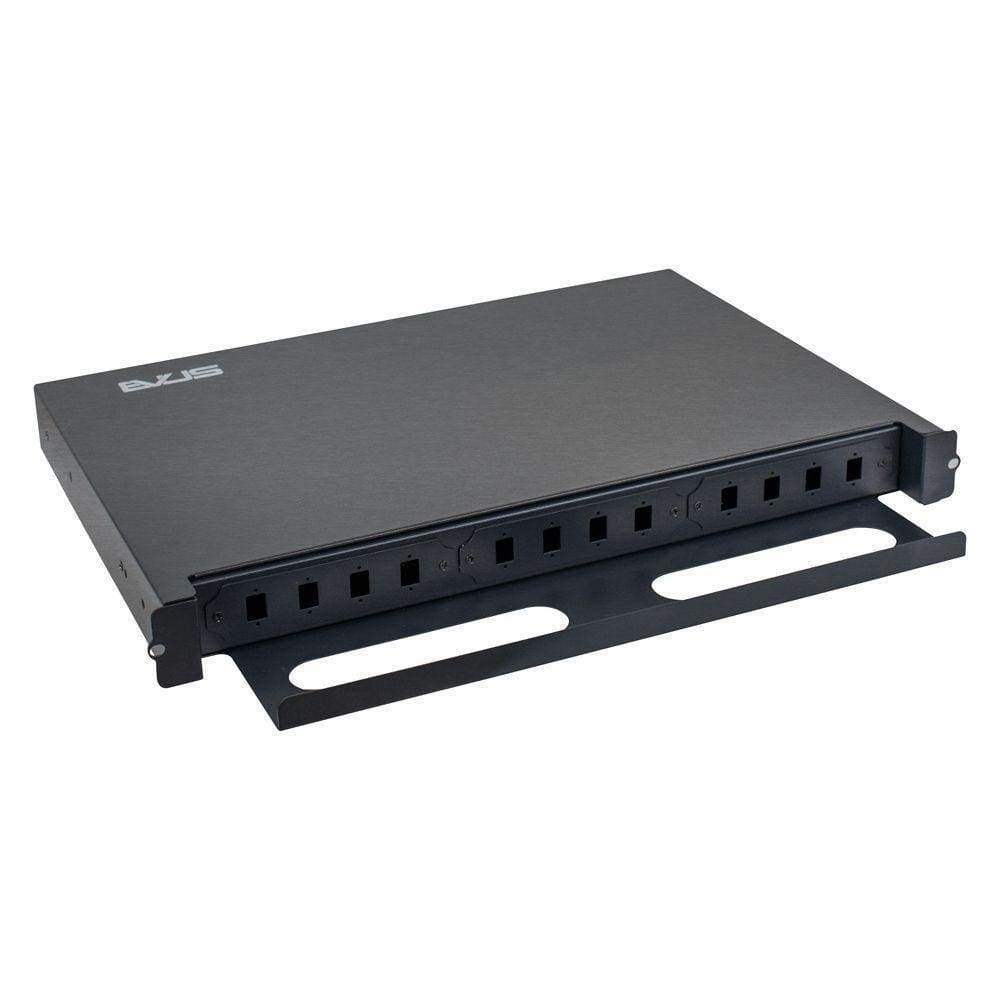 Caixa Dio 19\" Evus Ev-dio12 12fo Para Rack Preto
