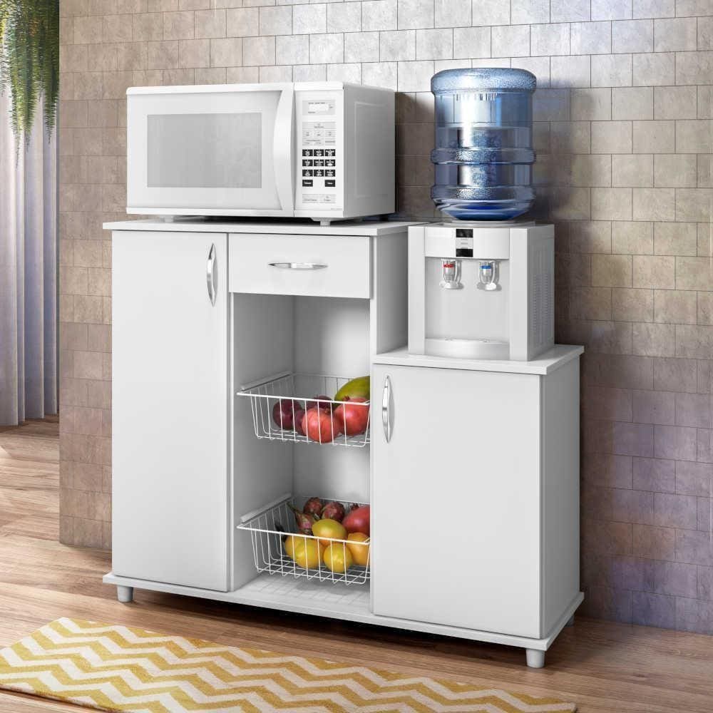 Balcão Fruteira 103cm 2p 1g Notável Diva New Branco