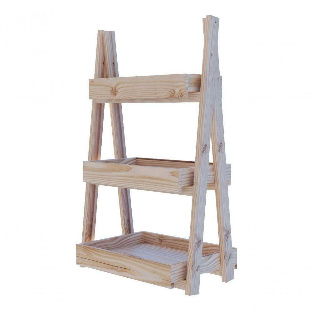 Organizador De Cozinha Retratil Madeira Pinus